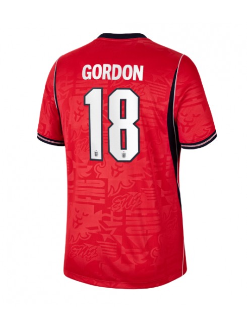 Muži Futbalové oblečenie Anglicko Anthony Gordon #18 MS 2026 Krátky Rukáv - Preč Muži Futbalové oblečenie Anglicko Anthony Gordon #18 MS 2026 Krátky Rukáv - Preč